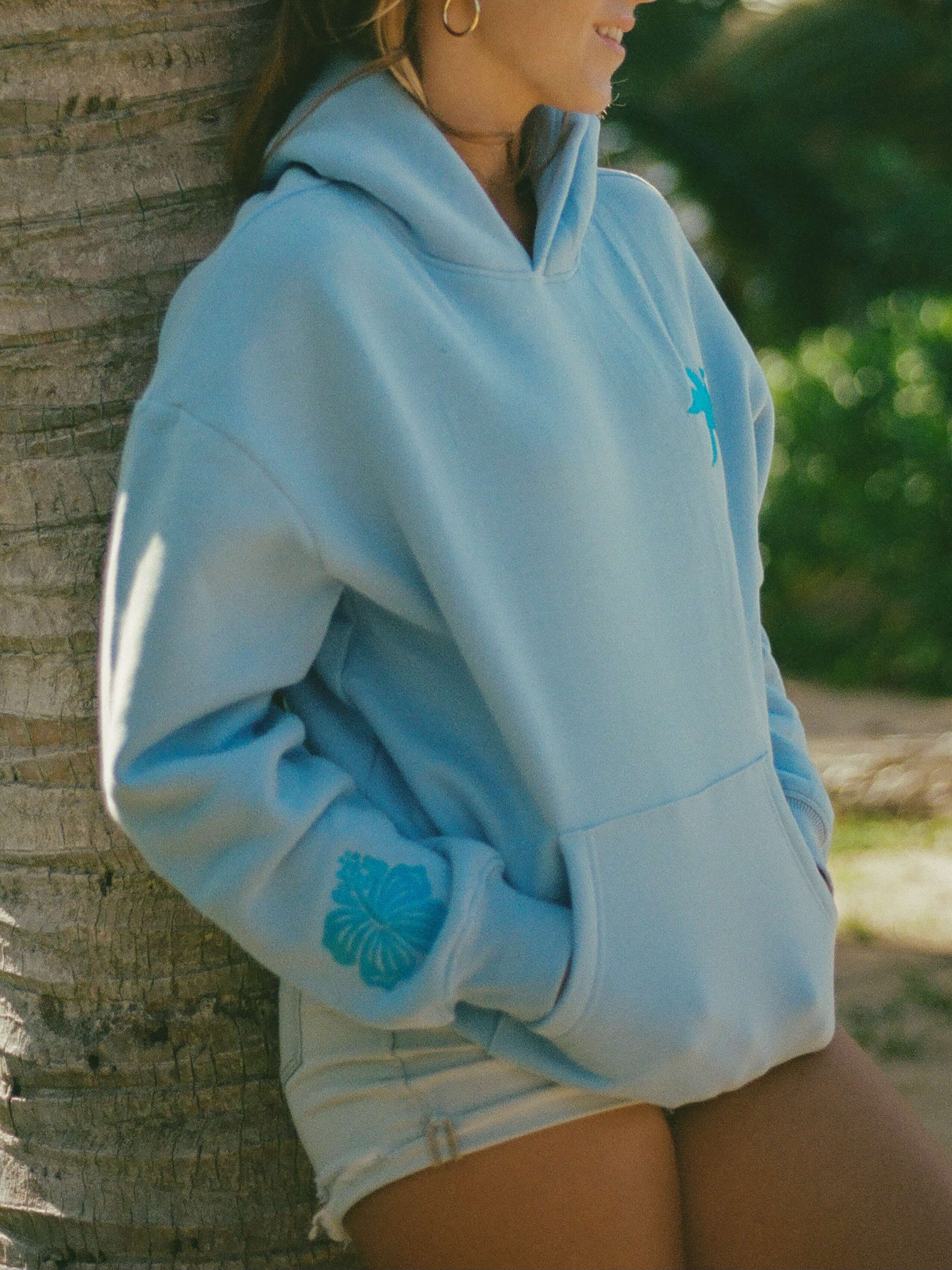 'Everything Comes In Waves' Oversized Hoodie