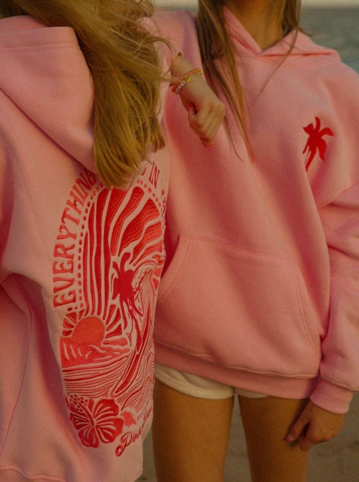 'Everything Comes In Waves' Oversized Hoodie