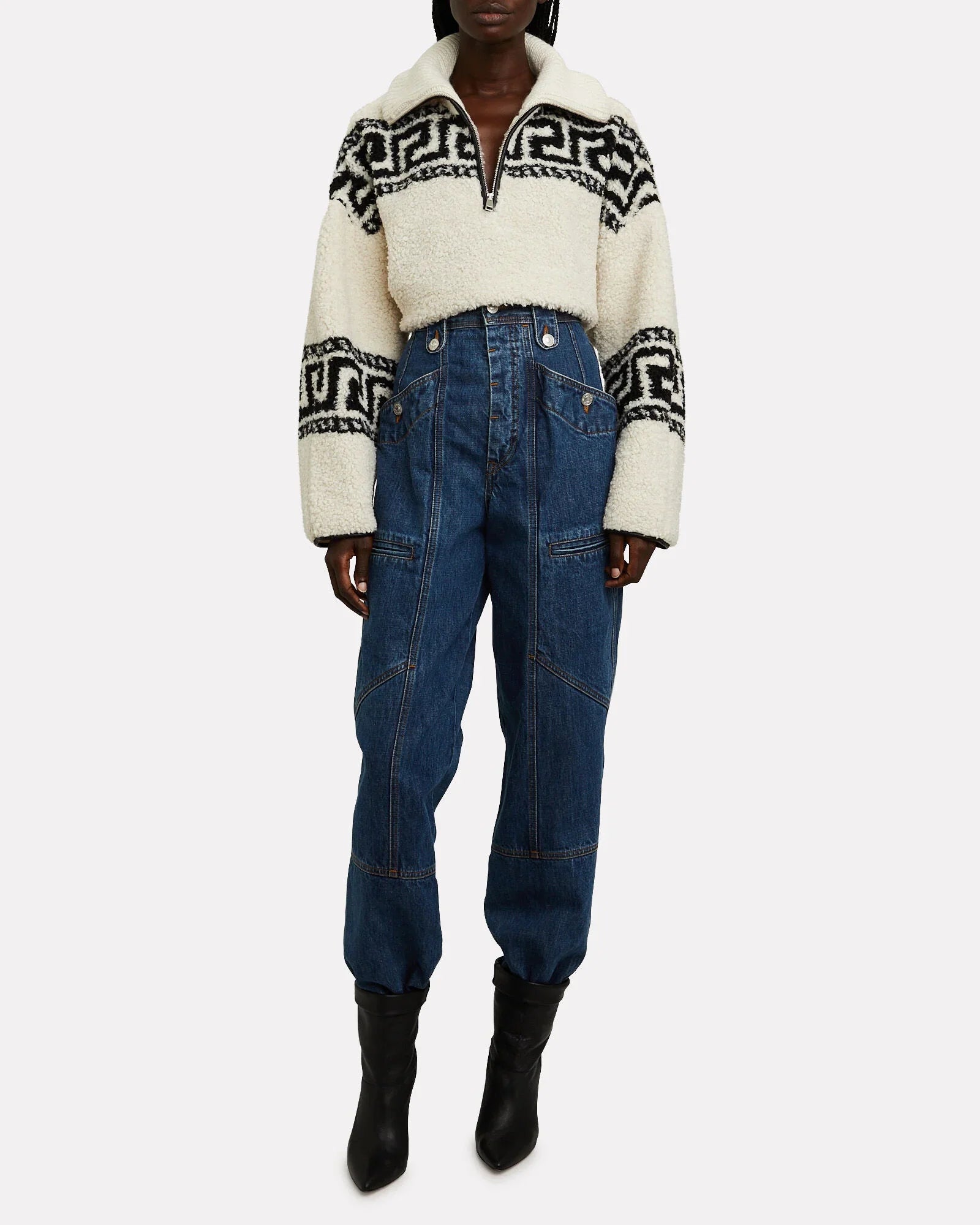 Garner Half Zip Fleece Sweater