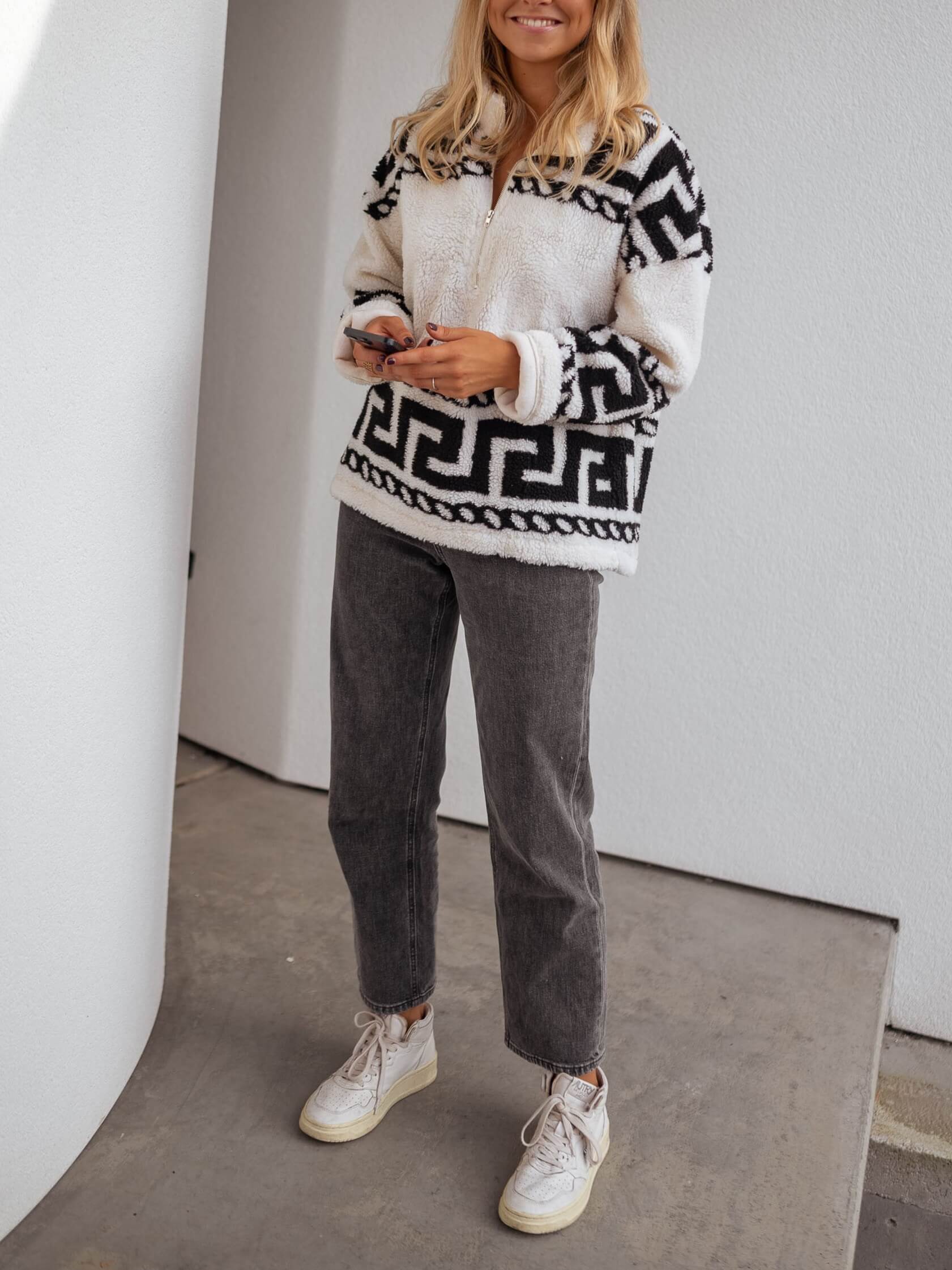 Garner Half Zip Fleece Sweater