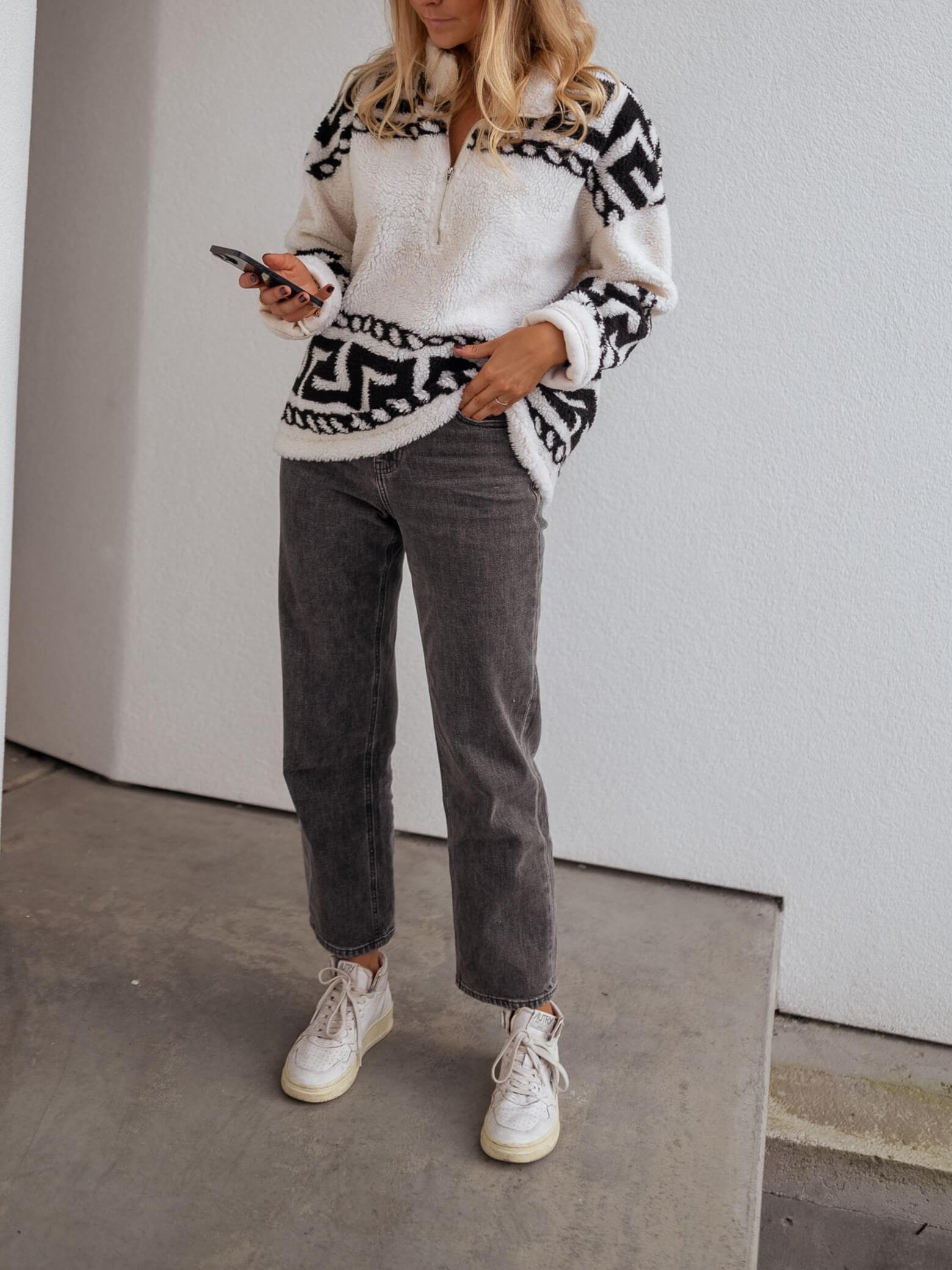 Garner Half Zip Fleece Sweater
