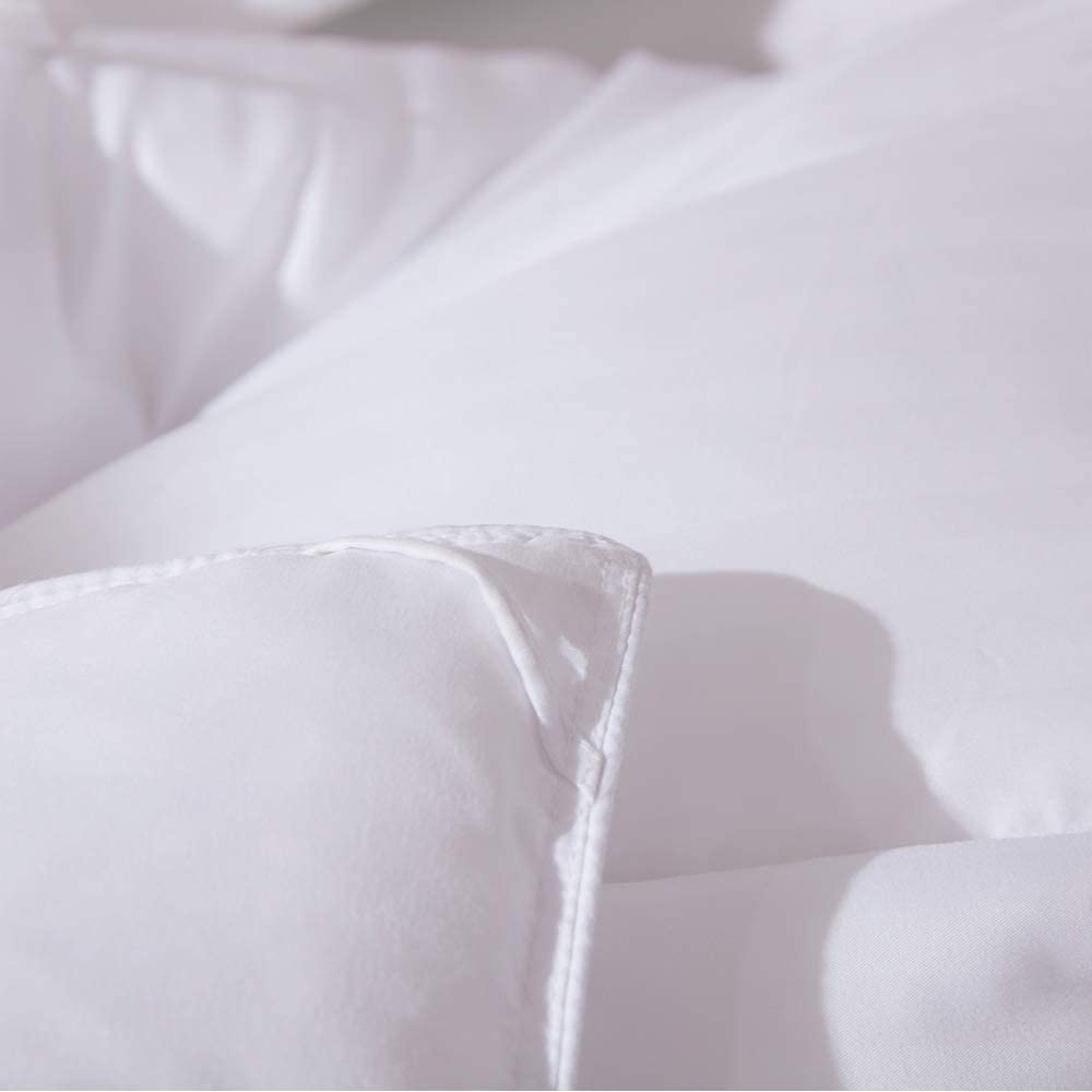 Peter Khanun White Duvet 300g/m2 Soft Microfiber Quilt 4 Seasons Winter Comforter Blanket Plush Microfiber Fill Machine Washable