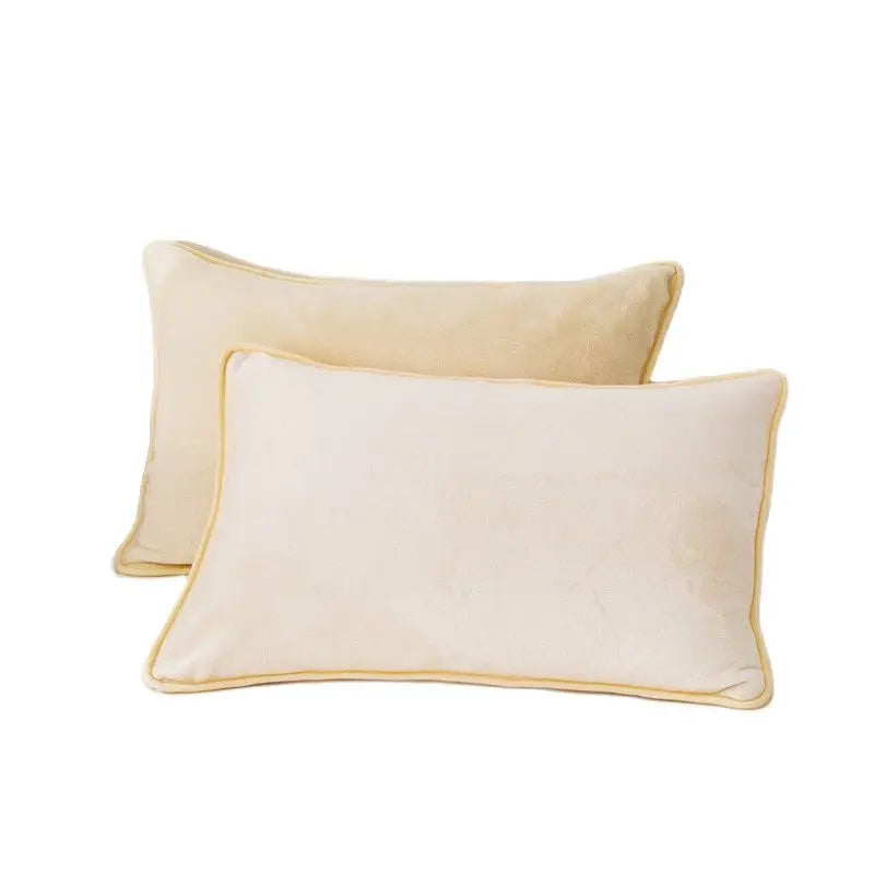 Luxury Velvet Pillowcase 48x74cm Solid Color Soft Skin Pillow Case Pillow Cover Bedding Flannel Fabric Warm And Smooth