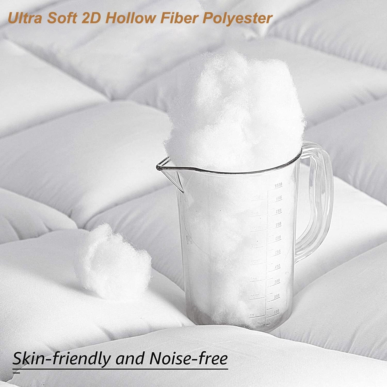 Peter Khanun White Duvet 300g/m2 Soft Microfiber Quilt 4 Seasons Winter Comforter Blanket Plush Microfiber Fill Machine Washable