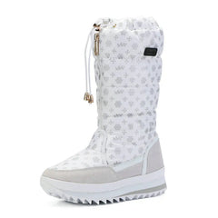 Thick Plush Waterproof High Snow Boots
