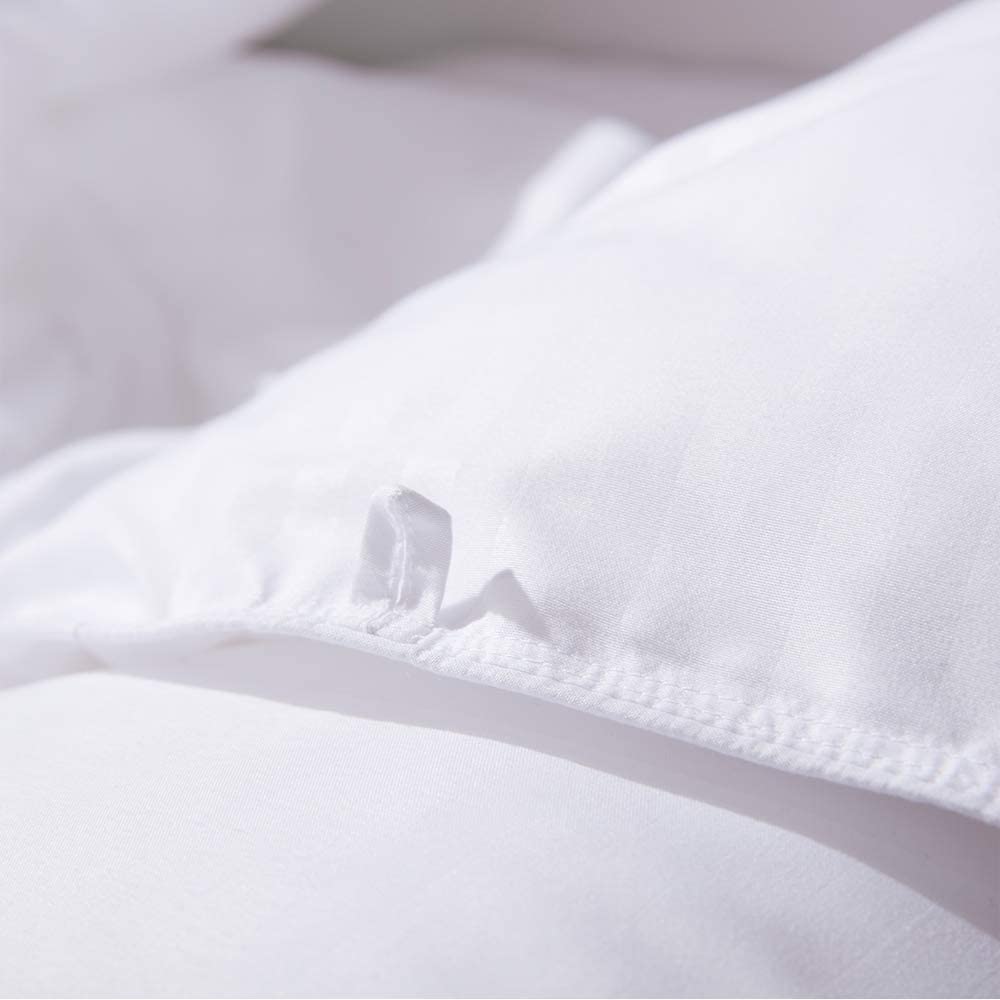 Peter Khanun White Duvet 300g/m2 Soft Microfiber Quilt 4 Seasons Winter Comforter Blanket Plush Microfiber Fill Machine Washable