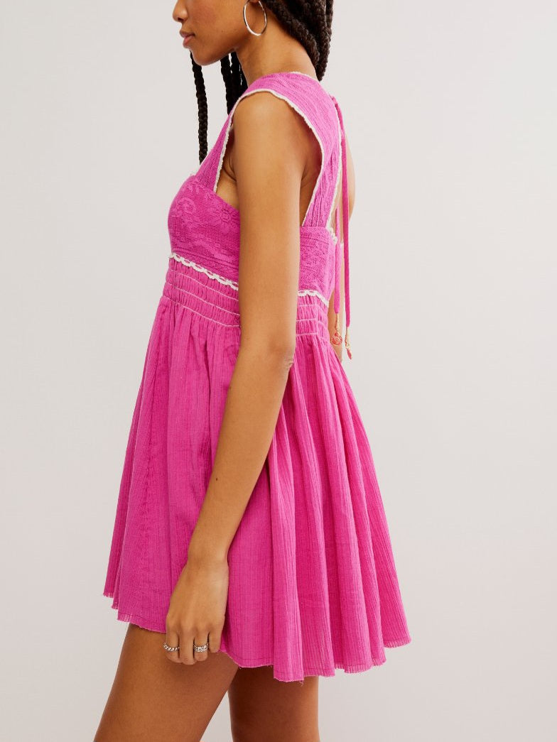 heartland mini dress dupe Free People Women's Heartland Mini Dress - Pink - Size M