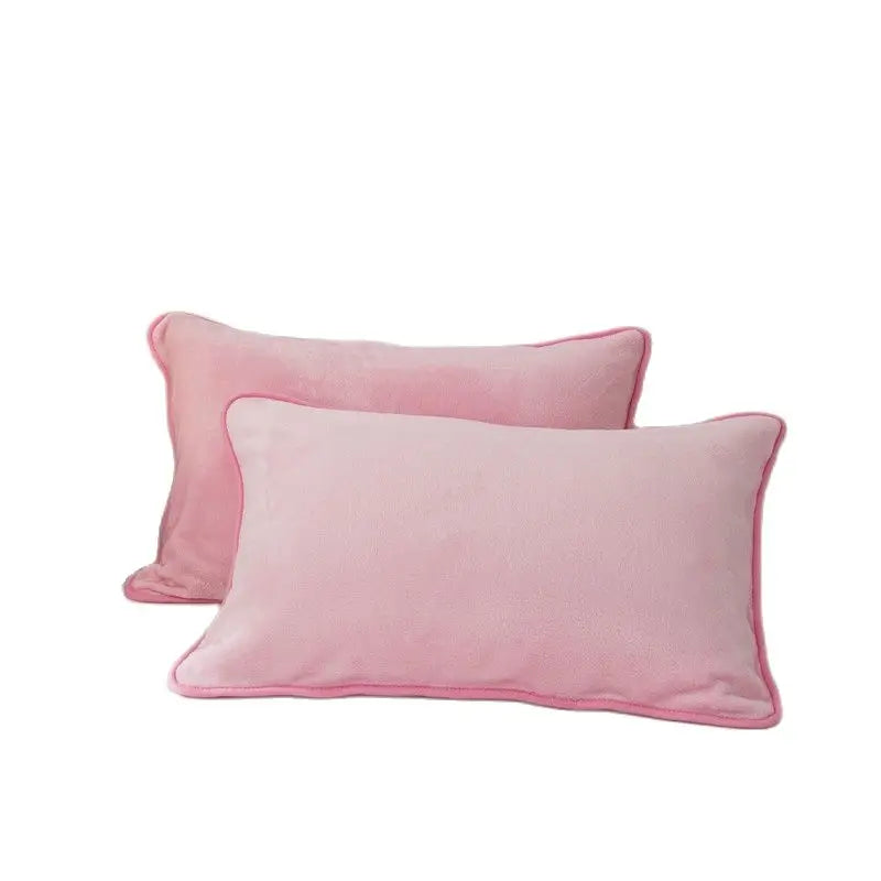Luxury Velvet Pillowcase 48x74cm Solid Color Soft Skin Pillow Case Pillow Cover Bedding Flannel Fabric Warm And Smooth