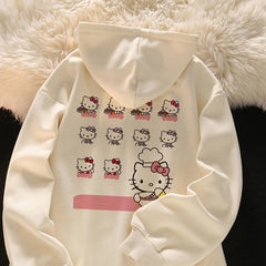 Hello Kitty Print Hoodie