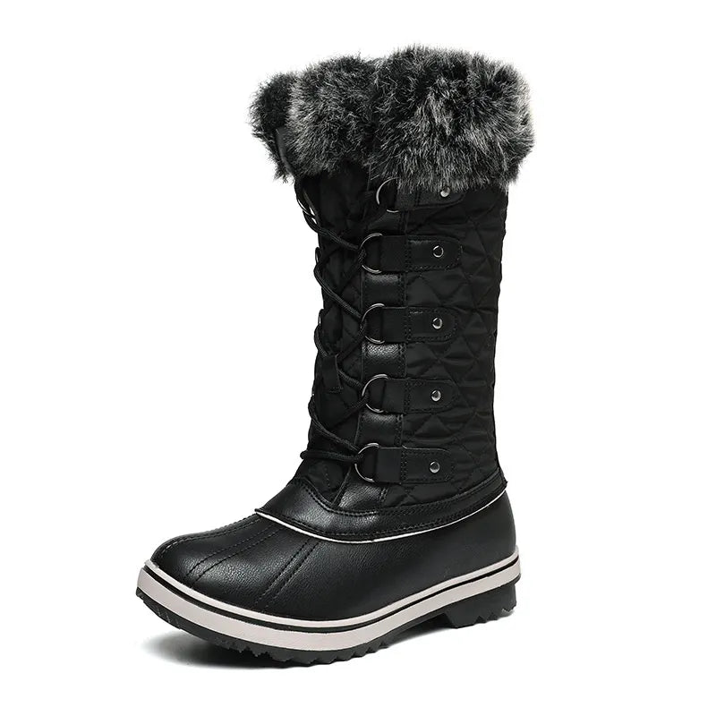 Thick Fur Non-slip Waterproof Snow Boots