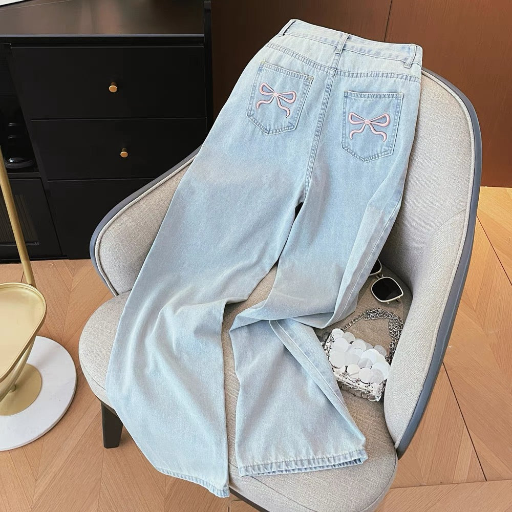 Coquette Bow Jeans