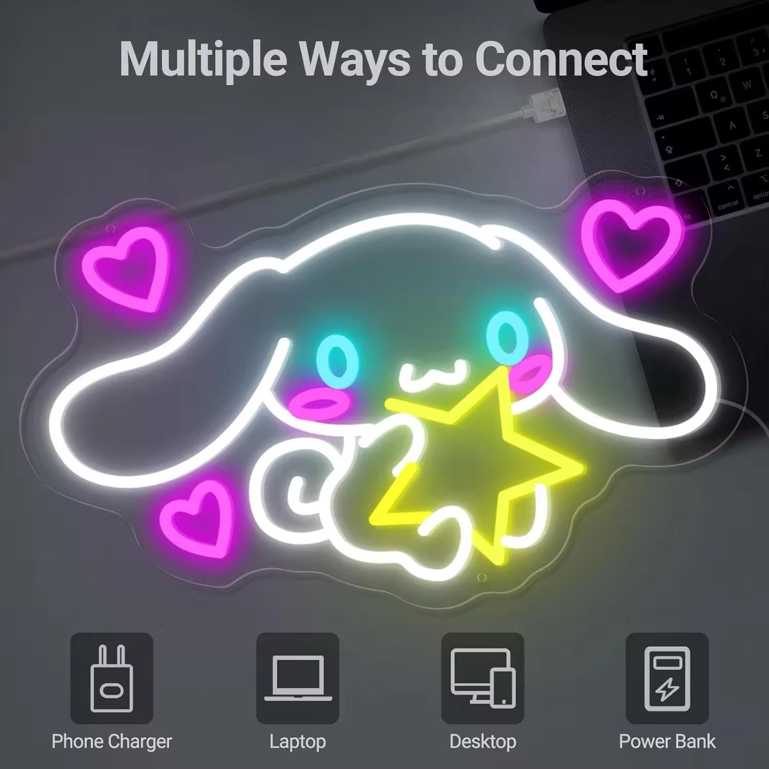Bunny Neon Sign