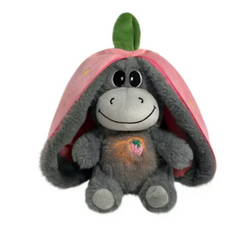 Donkey Zipper Ears Breathing Plushie