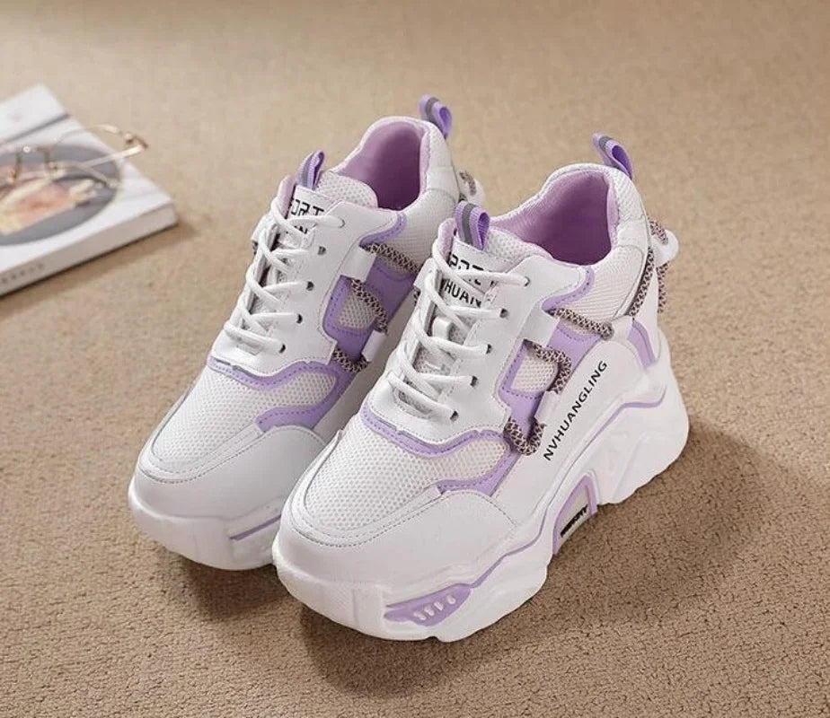 Mesh Rope Chunky Platform Sneakers