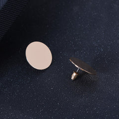 Golden Chic Disc Earrings