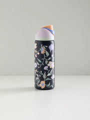 Midnight Garden Floral Freesip Water Bottle