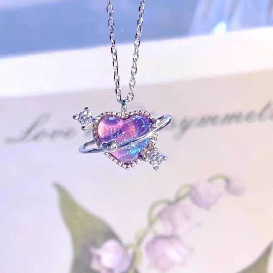 Pastal Magic Silver Necklace