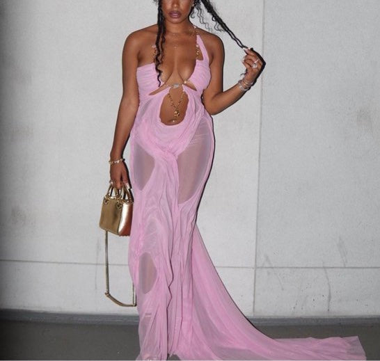 pink venus wetlook dress Pink Venus Wetlook Dress