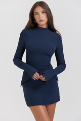 Mahalia Navy Mini Dress