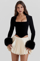 Catriona Black Velvet Bra