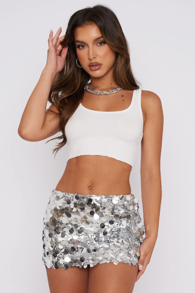 Disco Fever Mini Skirt