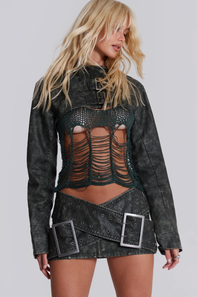 Denim Assassin Micro Mini Skirt
