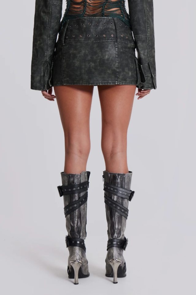 Denim Assassin Micro Mini Skirt