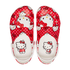 Red Polka Dot Hello Kitty Clogs