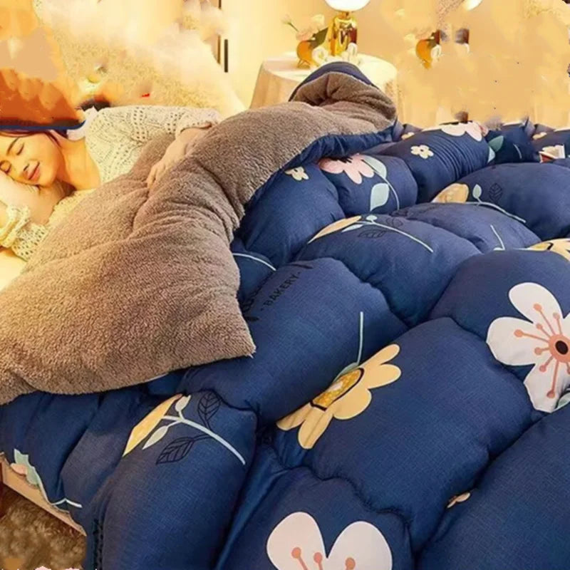 New Winter Quilt Core Thickened Quilt of 10 Pounds for Warm Winter Winter Dormitory Household Dormitory Warm Bedding