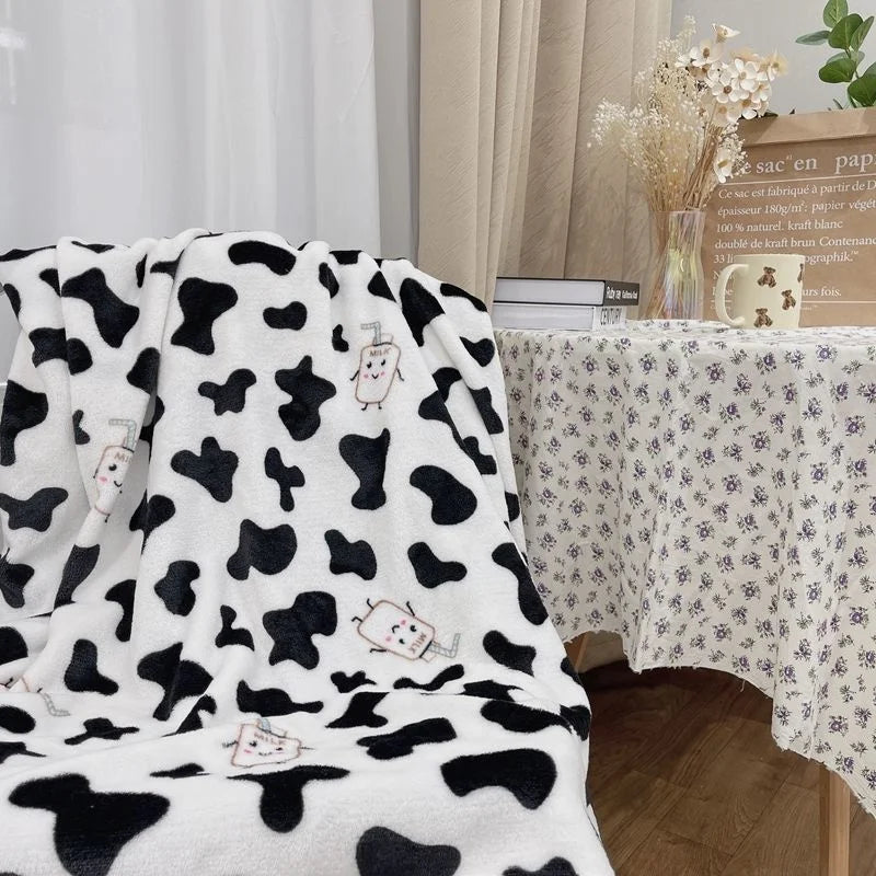 Ins Style Zebra Blanket Soft Microfiber Blanket For Bed Office Flannel Blanket Warm Throw Blanket Plush Bedspread Kids Bedding