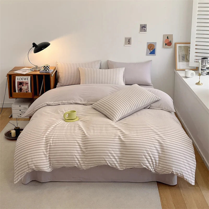 Duvet Cover Large Cotton Simple Comfortable Quilt Cover Extra Large Microfiber Quilt Cover (pillow case needs to be ordered)