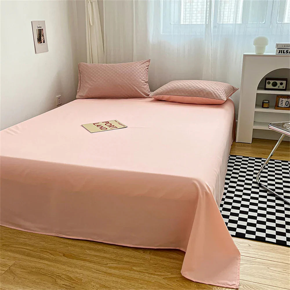 New Jacquard Bedding Set Fashion Skin Friendly Four Piece Set Quilt Cover Flat Sheet King Size Duvet Cover Pillowcase Bed Linens
