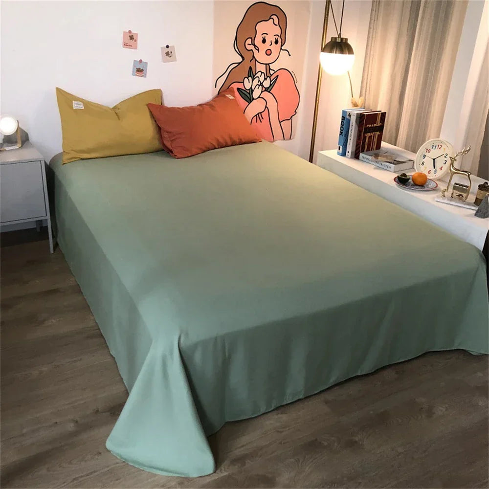 100% Cotton Bedding Set Duvet Cover Bed Sheet Pillowcase Skin Friendly Quilt Cover Set Bedroom Decor King Size Double Bed Sets