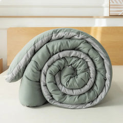 Pure Color Simple Washed Cotton Quilt Winter Quilt Core Thickened Warm Quilt Single and Double Spring and Autumn Quilt