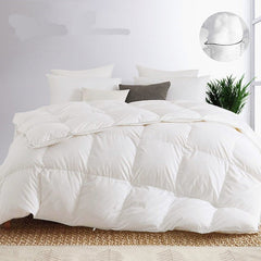 Peter Khanun White Duvet 300g/m2 Soft Microfiber Quilt 4 Seasons Winter Comforter Blanket Plush Microfiber Fill Machine Washable