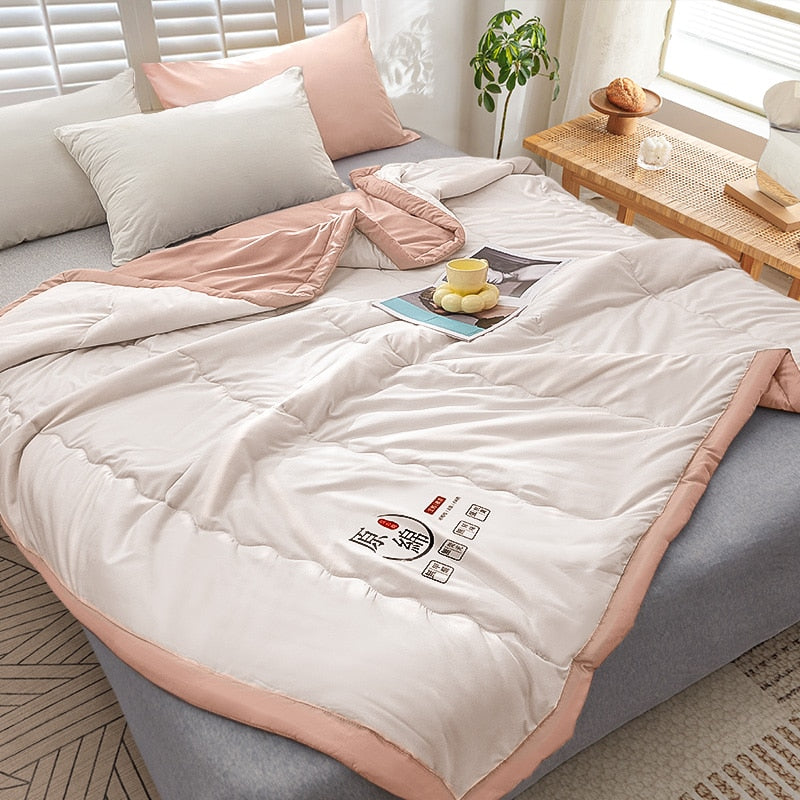 Cotton Blanket Comforter Duvet/Quilt/Comforter Summer Luxury Blanket ice silk cool thin quilt 150 single bed quilt