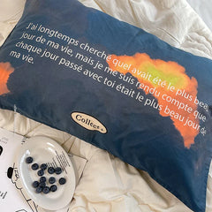 Nordic Pillow Case Cotton Double Sided Printing Bedding Back Support Cushion Cover Pillowcase Home Dorm Room Decorative Decor