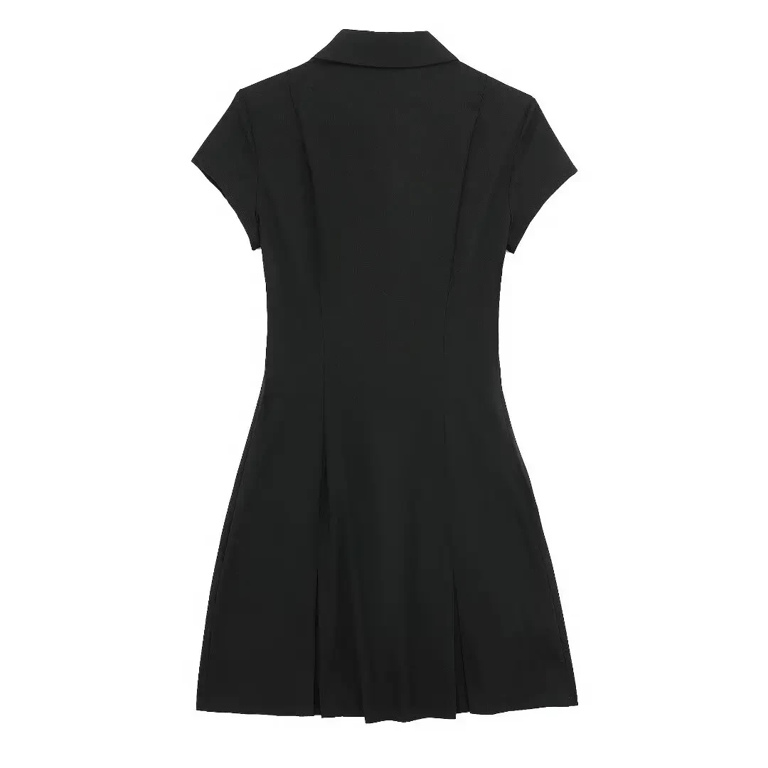 Black Polo Short Dress