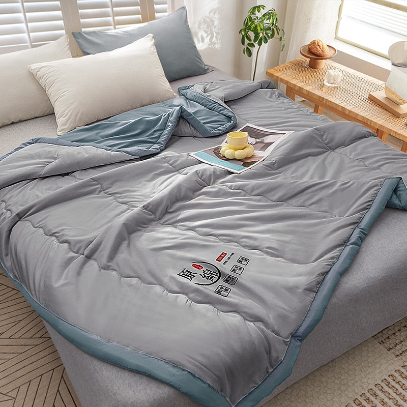 Cotton Blanket Comforter Duvet/Quilt/Comforter Summer Luxury Blanket ice silk cool thin quilt 150 single bed quilt