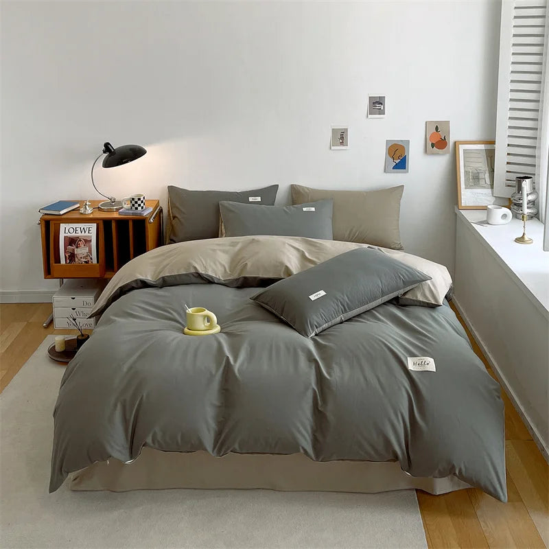 Duvet Cover Large Cotton Simple Comfortable Quilt Cover Extra Large Microfiber Quilt Cover (pillow case needs to be ordered)