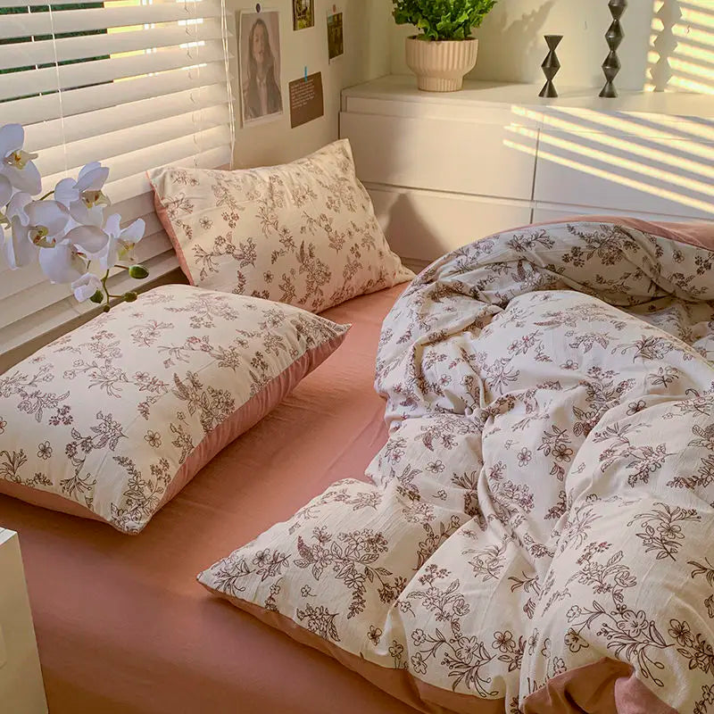 Euro Bedding Set Free Shipping Beddings Sets Princess Style Pure Cotton Intensification Level A Bedroom Set Queen Size Bed Sheet