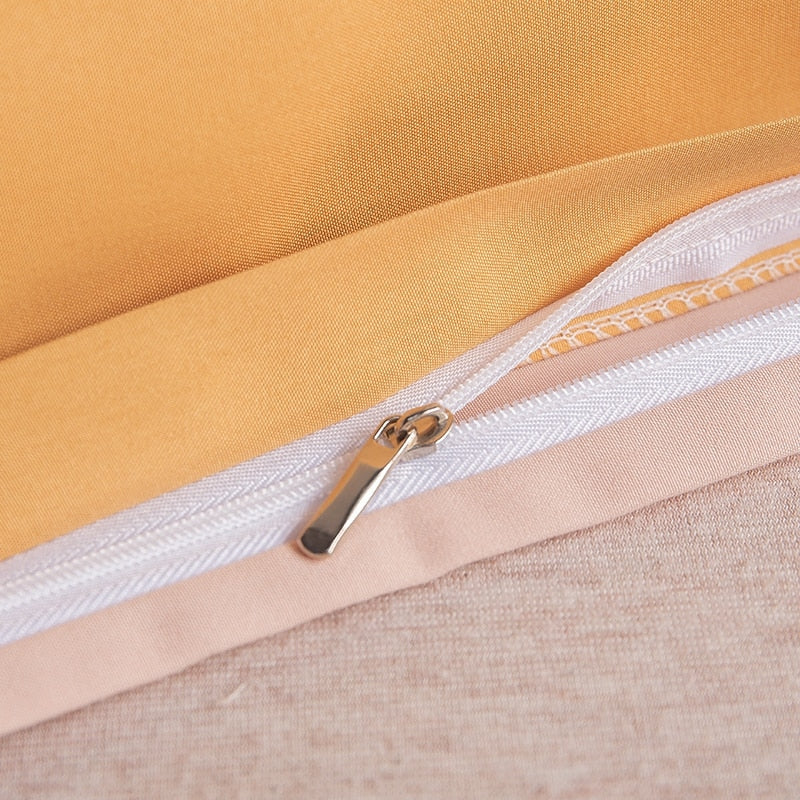 Cover Set Soft Brushed Microfiber Duvet Cover Bedding Set with Zipper Closure and Corner Ties 2 Pcs/3 Pcs