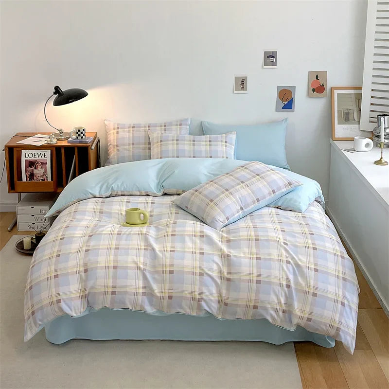 Duvet Cover Large Cotton Simple Comfortable Quilt Cover Extra Large Microfiber Quilt Cover (pillow case needs to be ordered)