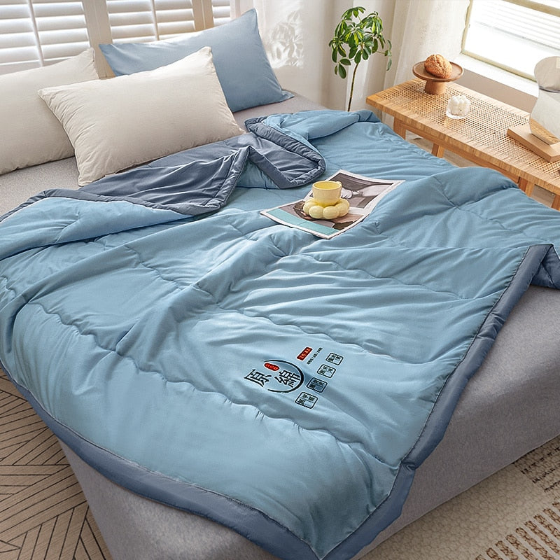 Cotton Blanket Comforter Duvet/Quilt/Comforter Summer Luxury Blanket ice silk cool thin quilt 150 single bed quilt