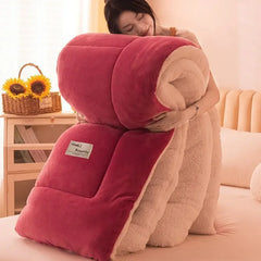 New Silk Cotton Quilt Winter Quilt and Cotton Quilt Are Thickened To Keep Warm Winter Single and Double Duvet with Plush Core