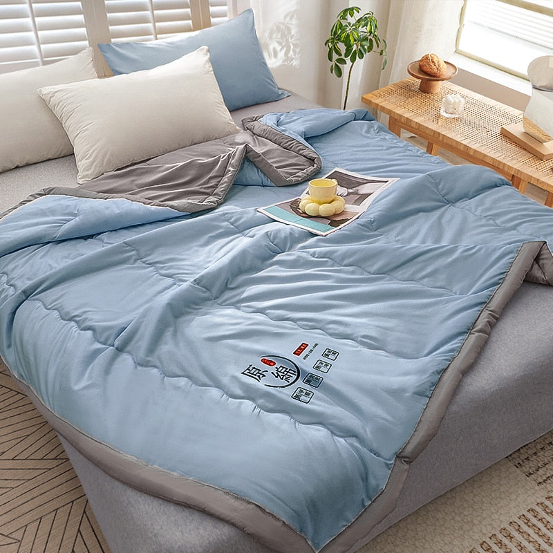Cotton Blanket Comforter Duvet/Quilt/Comforter Summer Luxury Blanket ice silk cool thin quilt 150 single bed quilt