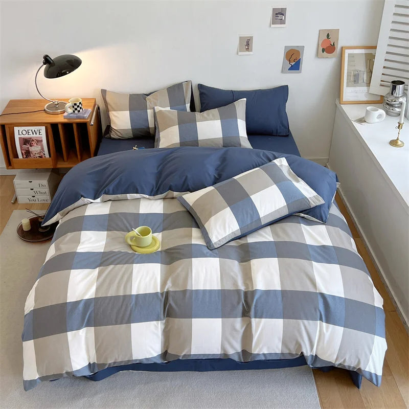 Duvet Cover Large Cotton Simple Comfortable Quilt Cover Extra Large Microfiber Quilt Cover (pillow case needs to be ordered)