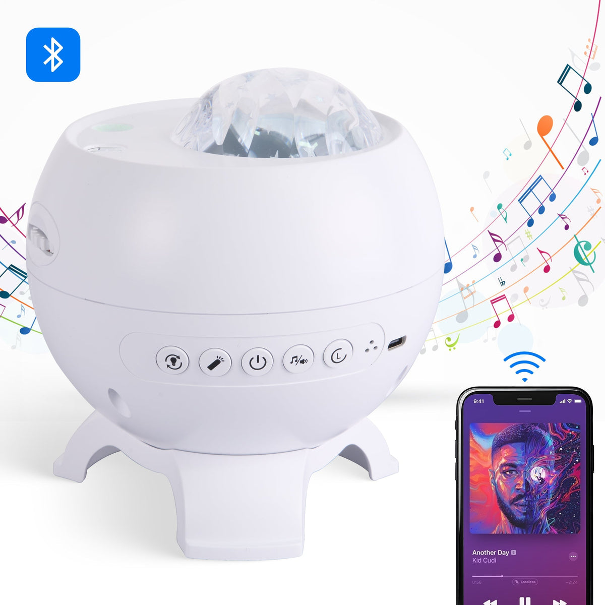 Orb Projector Round Orb Aurora Night Sky Projector – Corlus