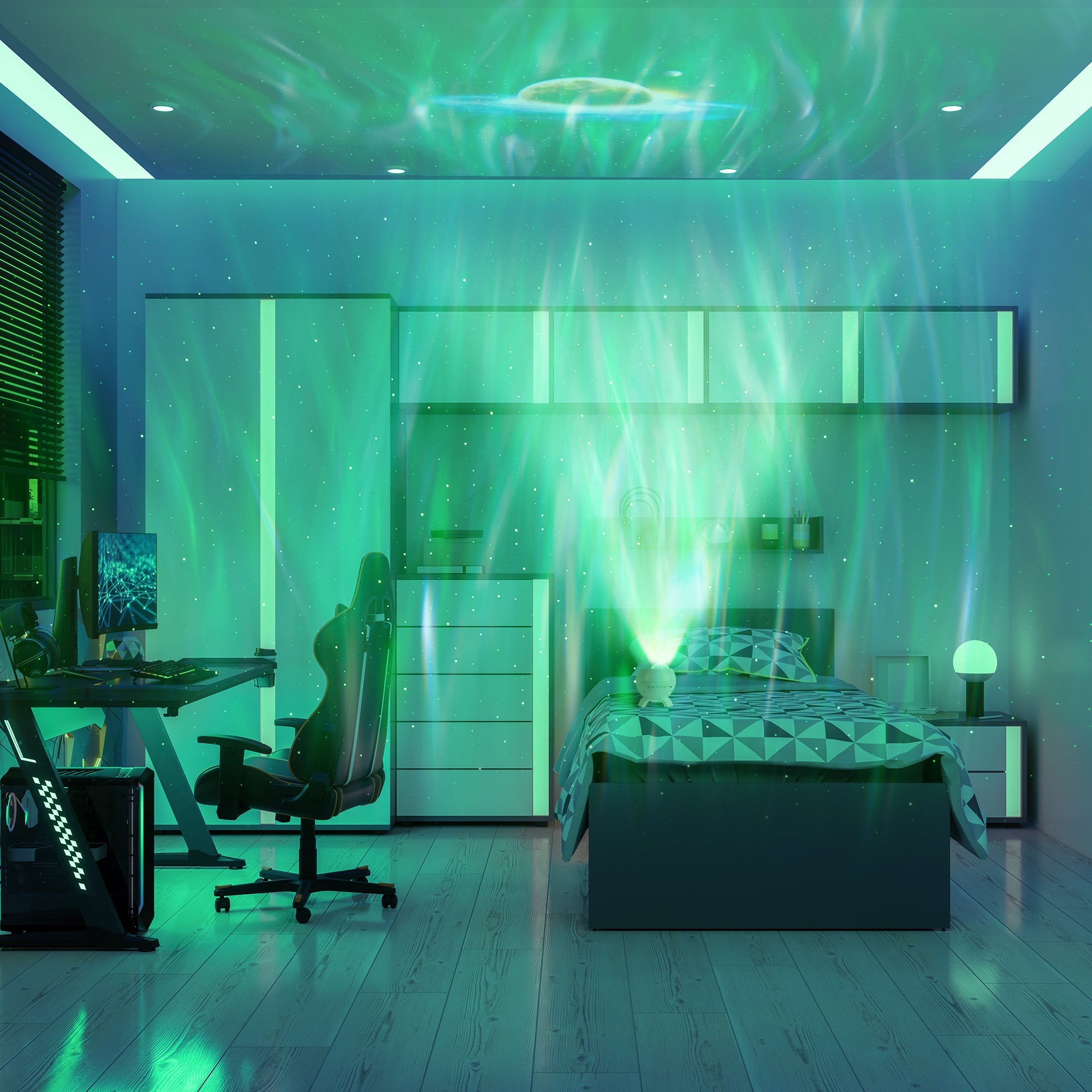 Orb Projector Round Orb Aurora Night Sky Projector – Corlus