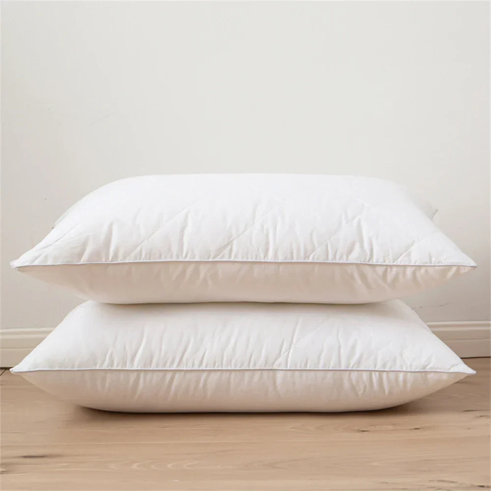 100% Cotton Pillow To Help Sleep Five-Star Hotel Cervical Pillows for Bedroom Home Decor Soft Comfortable Neck Pillow Bedding